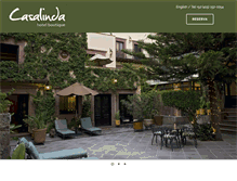Tablet Screenshot of hotelcasalinda.com